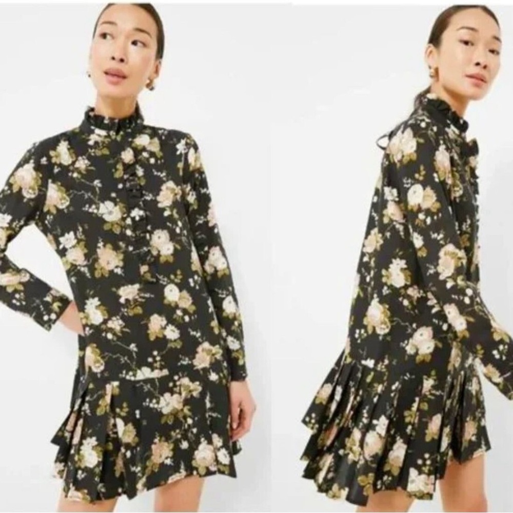 NWT Tuckernuck | Midnight Garden Tate Dress Size XL Ruffle‎ Floral Cottagecore